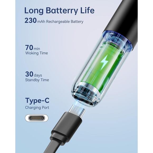 Ear Wax Removal Tool Ear Cleaner with HD Camera Ear Scope 6 LED Lights 12 Picks - Picture 6 of 13